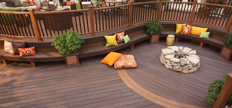 Gray TREX Decking in Temple City, CA