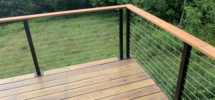 Installing Deck Cable Railing in Temple City, CA